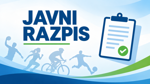 Objavljen javni razpis za sofinanciranje letnega programa športa za leto 2026 – obvezna rezerva